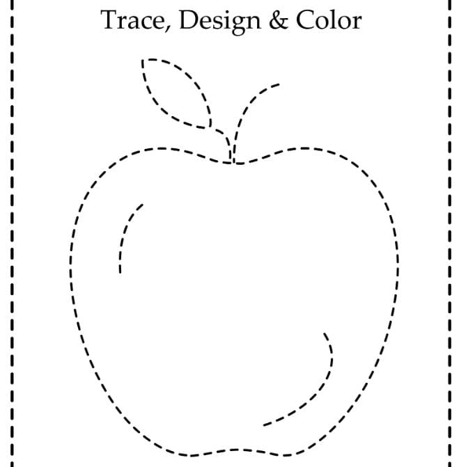 Fruit tracing book copy pdf for kids